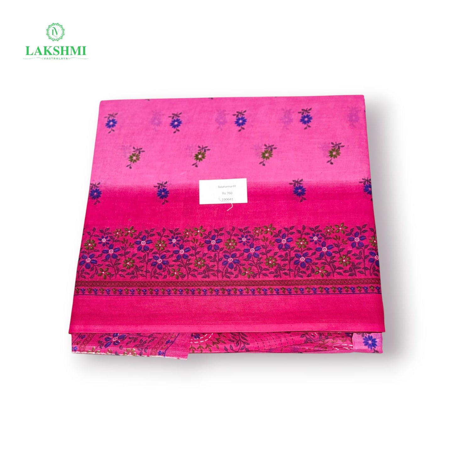 Balahamsa Erode Cotton Without Blouse  6Y - 190641