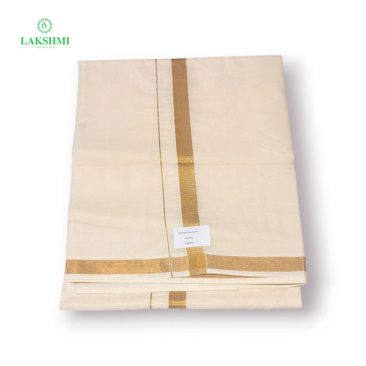 Nandhini Tissue Golden Small Border 6Y - 190603