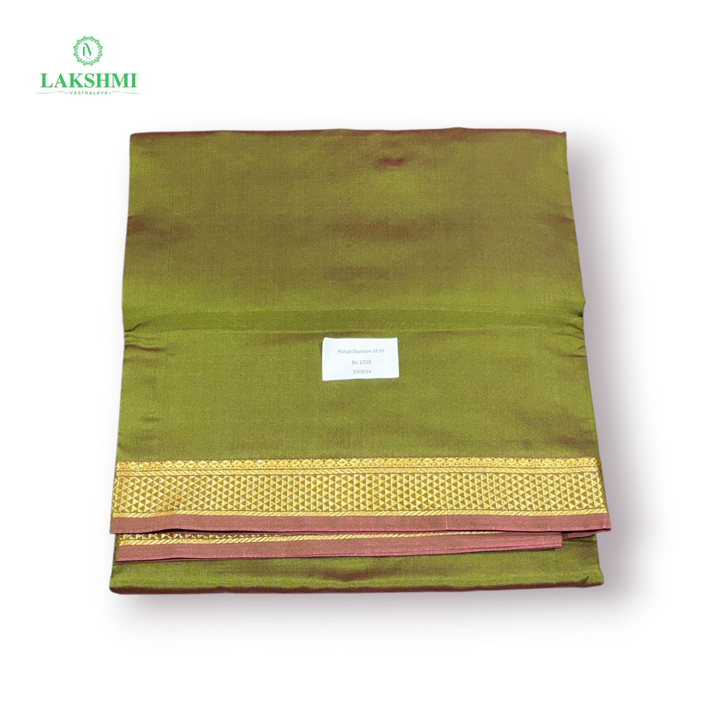 Mahati Mehandi Green Ekandam 10.5 yards - 190614