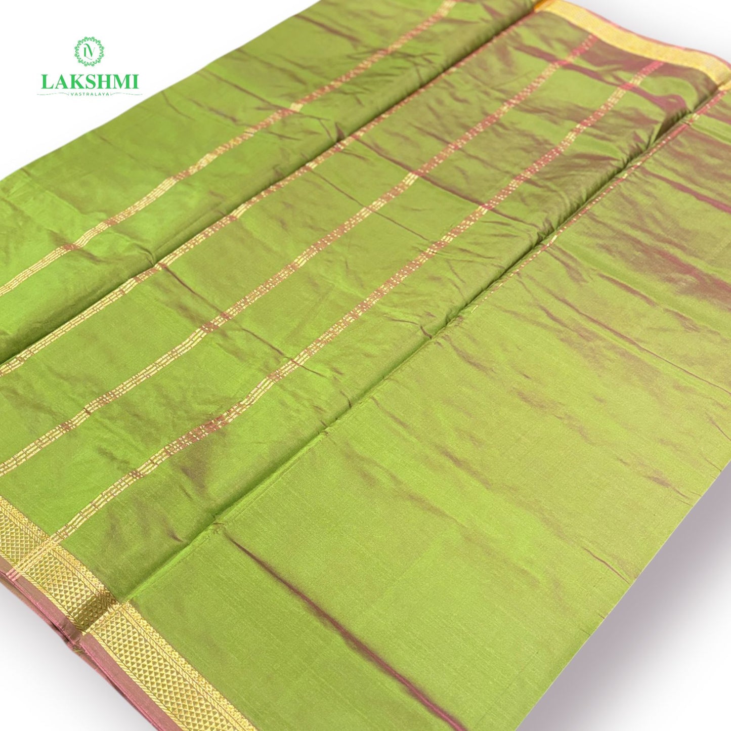Mahati Mehandi Green Ekandam 10.5 yards - 190614