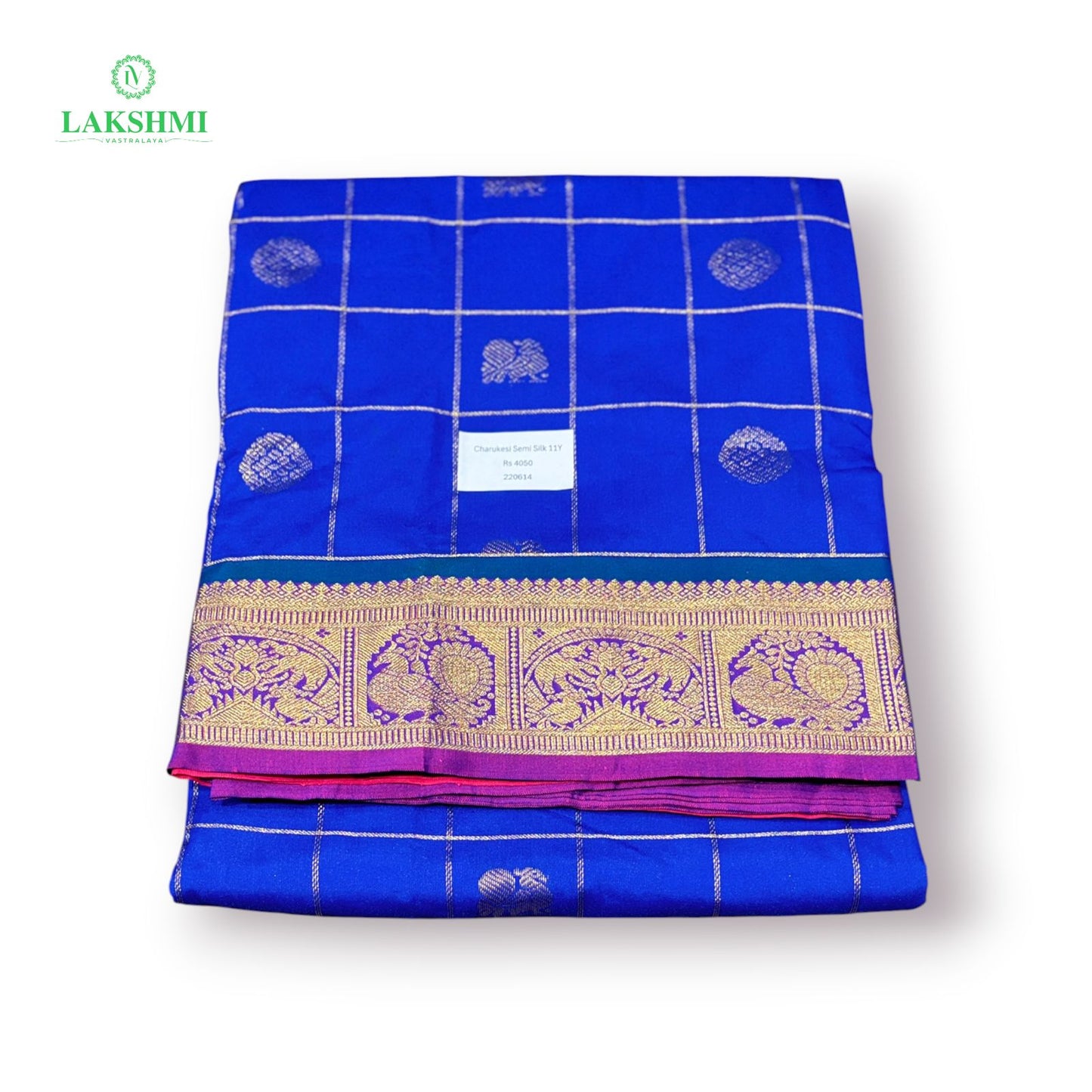 Charukesi Semi Silk 11 Yards - 220614