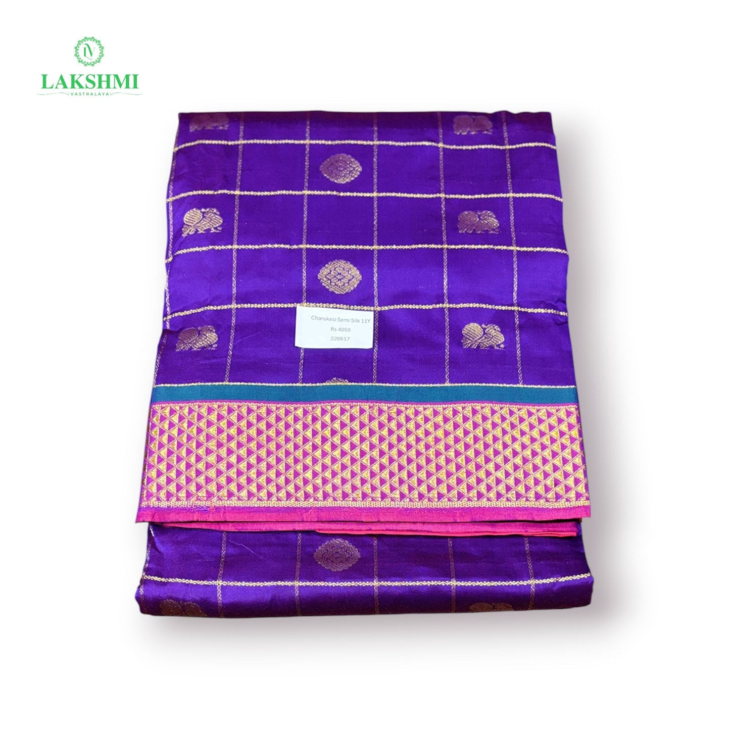 Charukesi Semi Silk 11 Yards - 220617