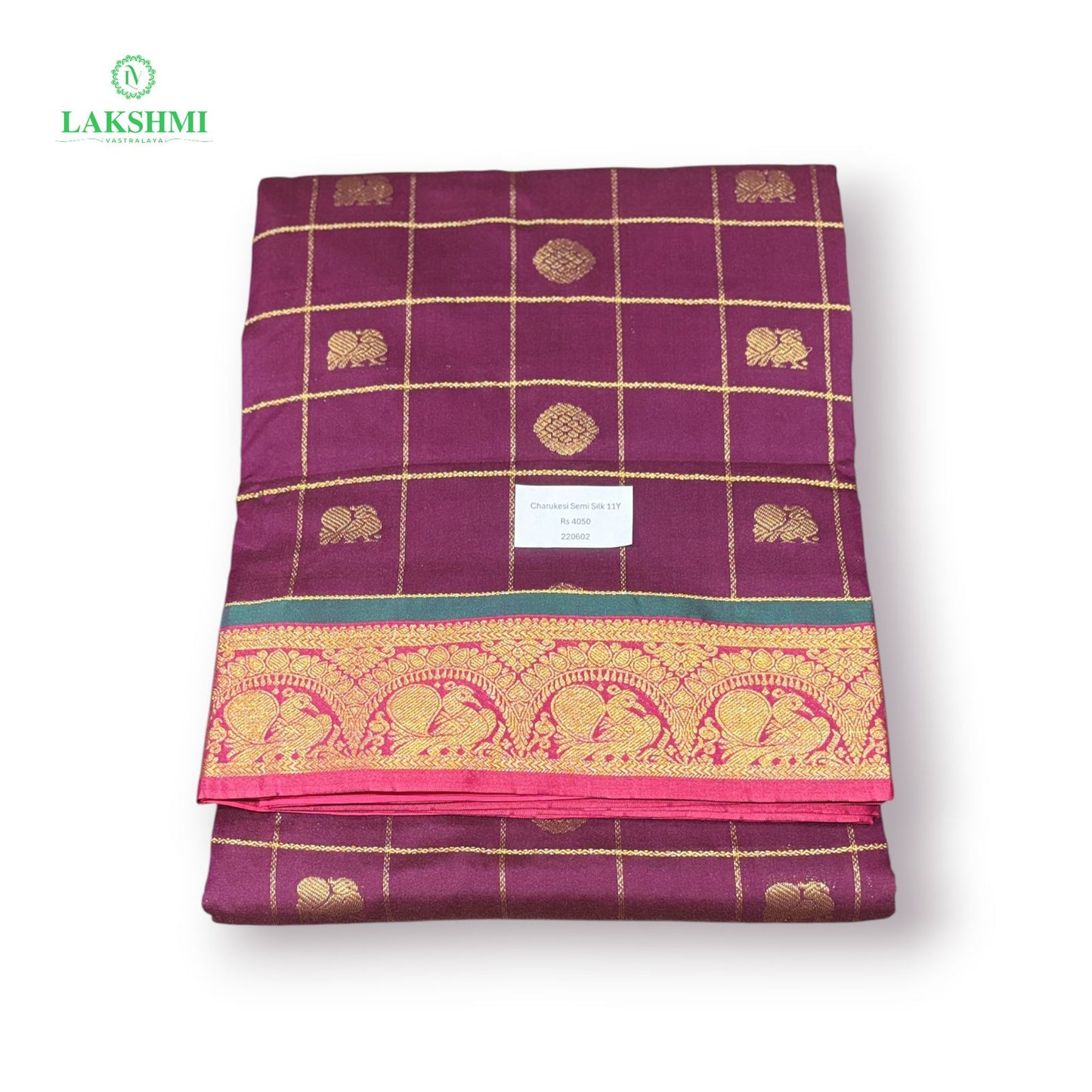 Charukesi Semi Silk 11 Yards - 220602