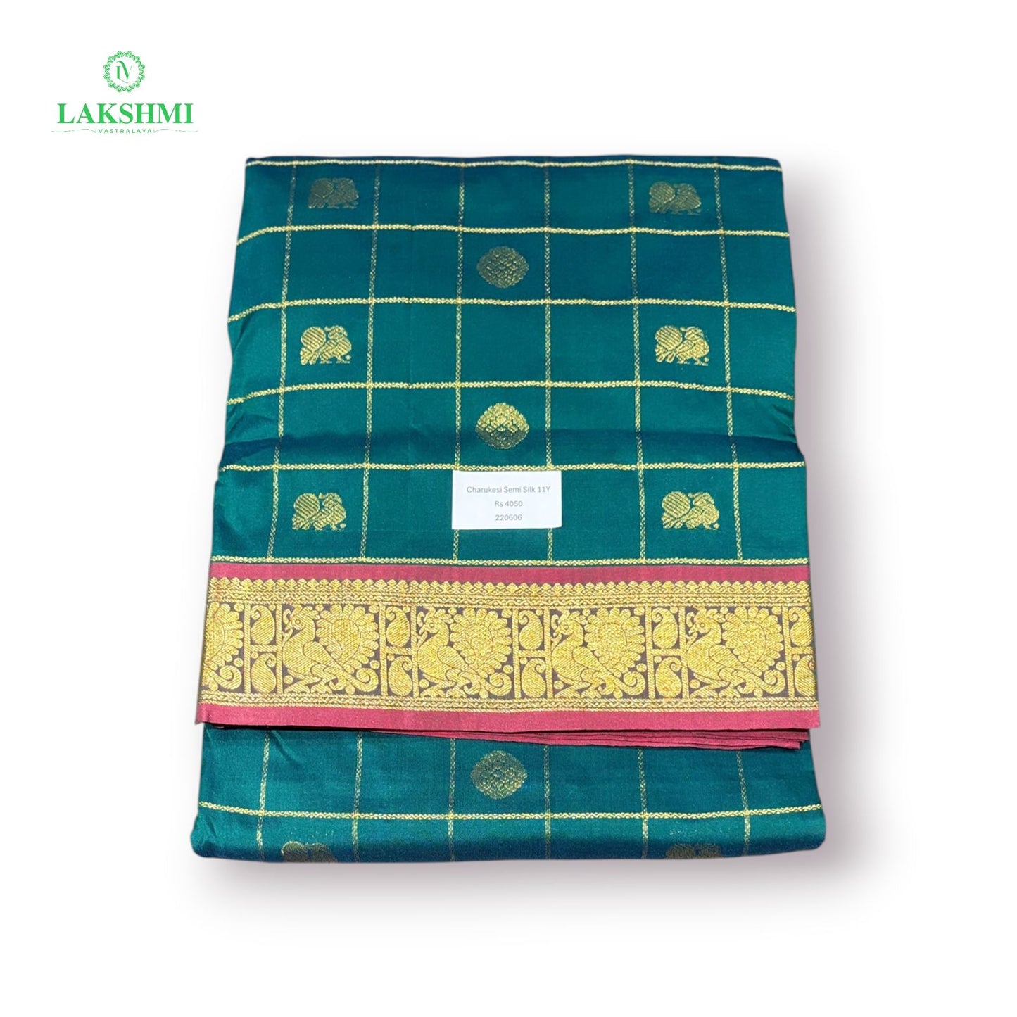 Charukesi Semi Silk 11 Yards - 220606