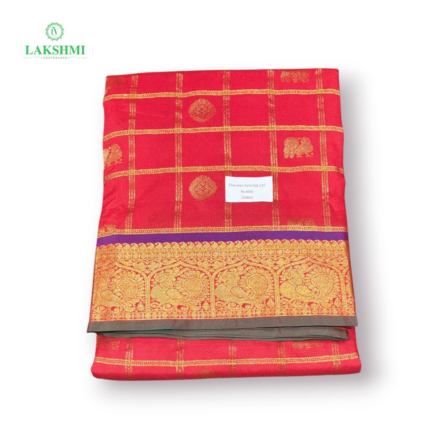 Charukesi Semi Silk 11 Yards - 220603