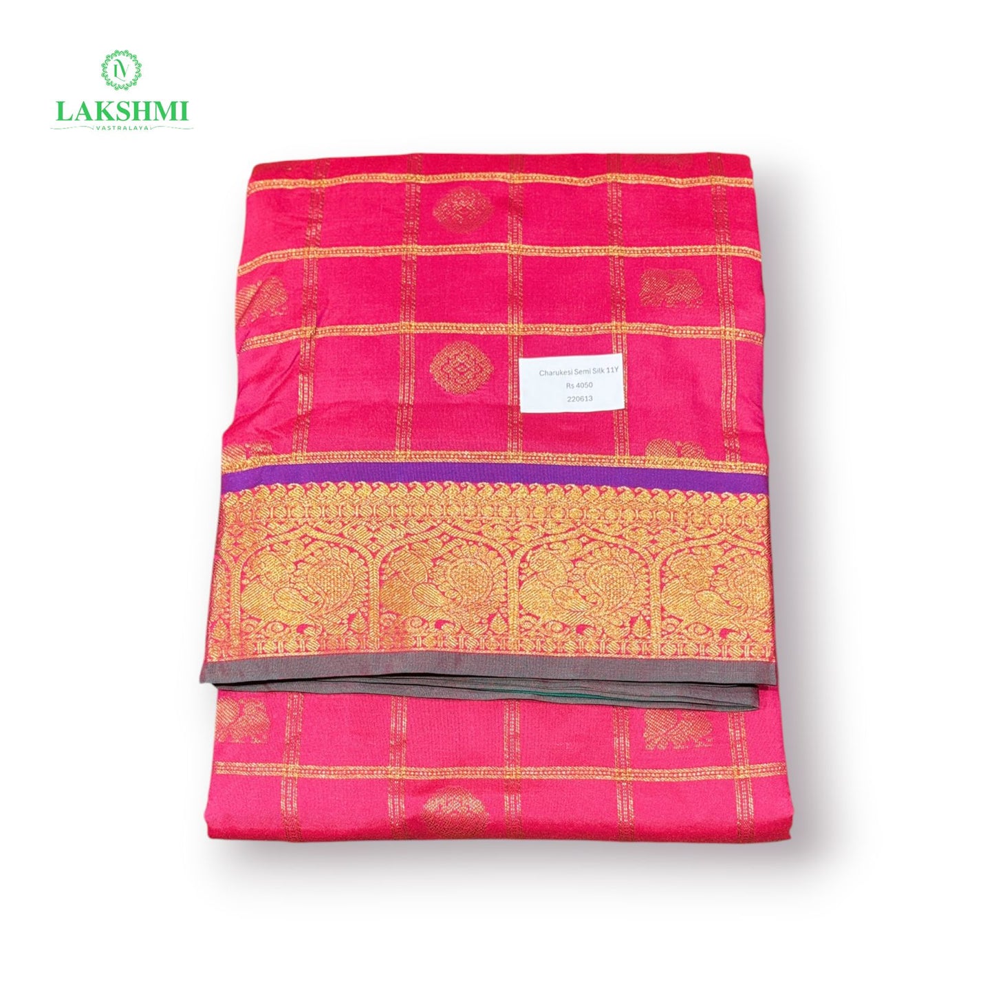 Charukesi Semi Silk 11 Yards - 220613
