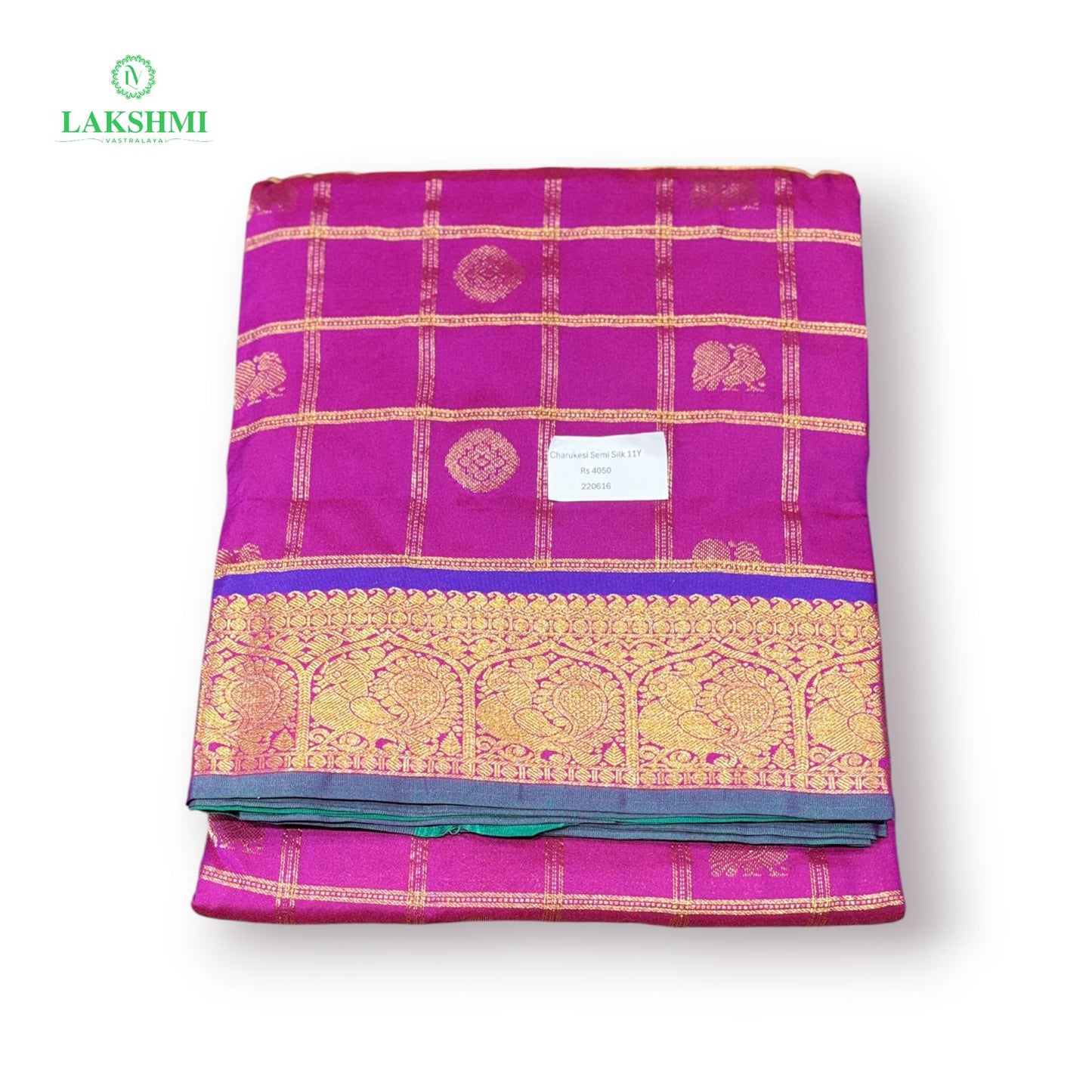 Charukesi Semi Silk 11 Yards - 220616