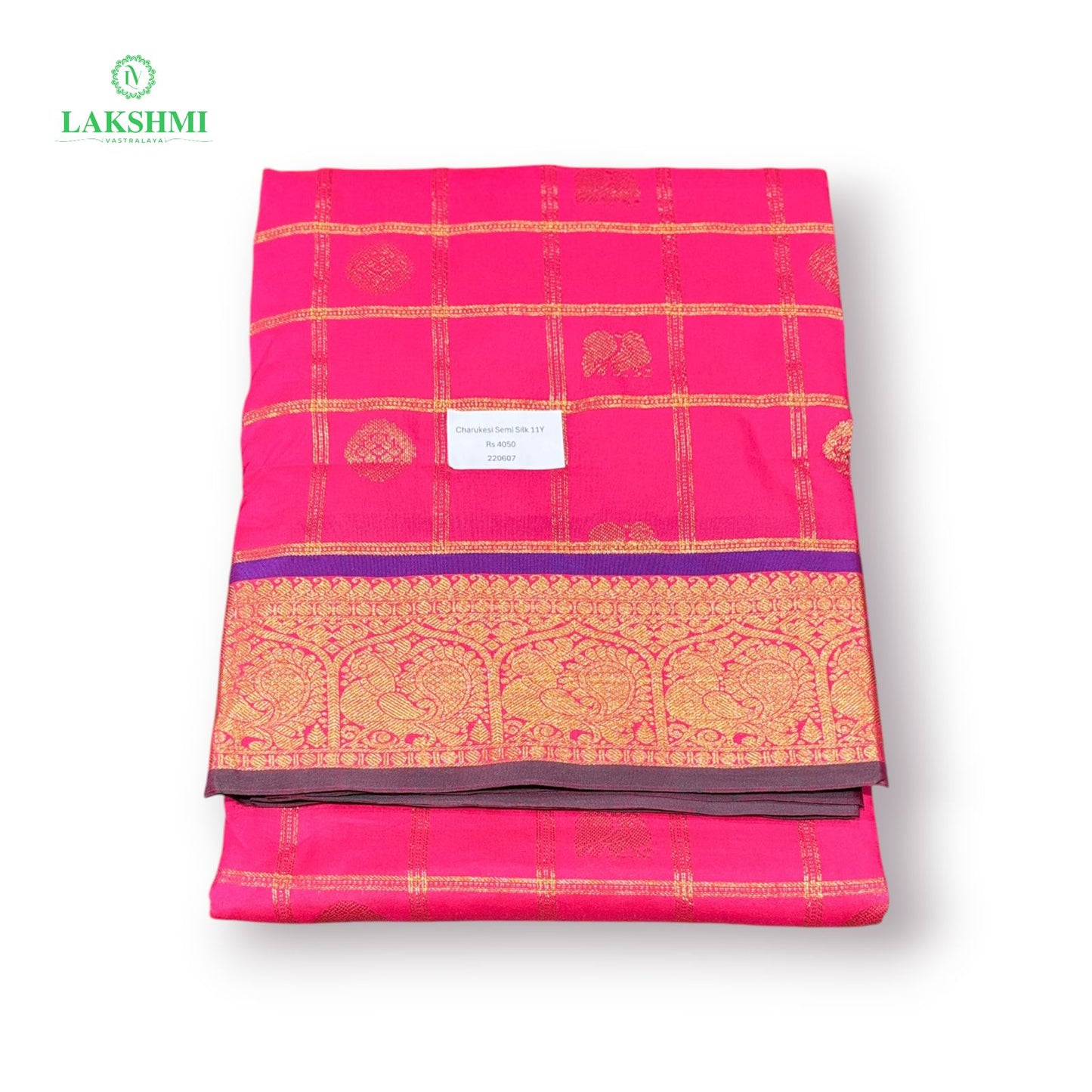Charukesi Semi Silk 11 Yards - 220607