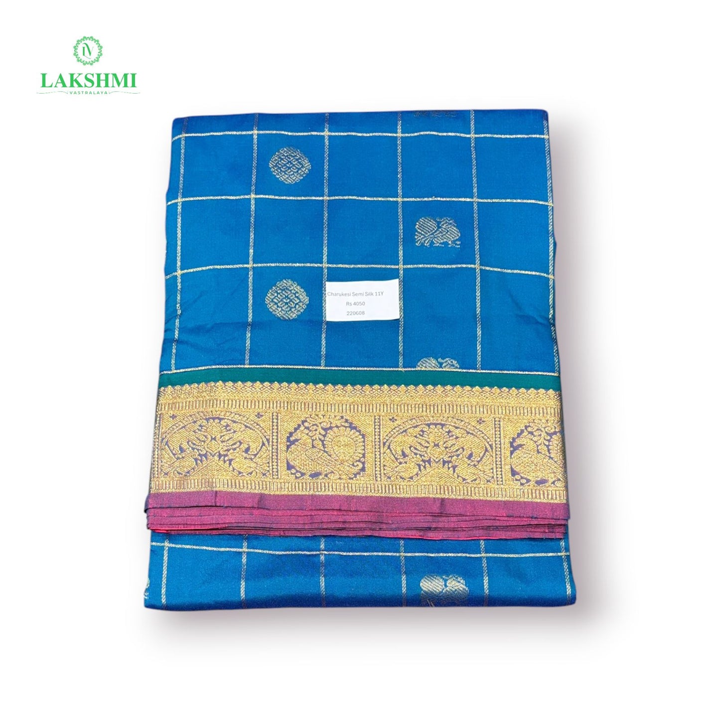 Charukesi Semi Silk 11 Yards - 220608