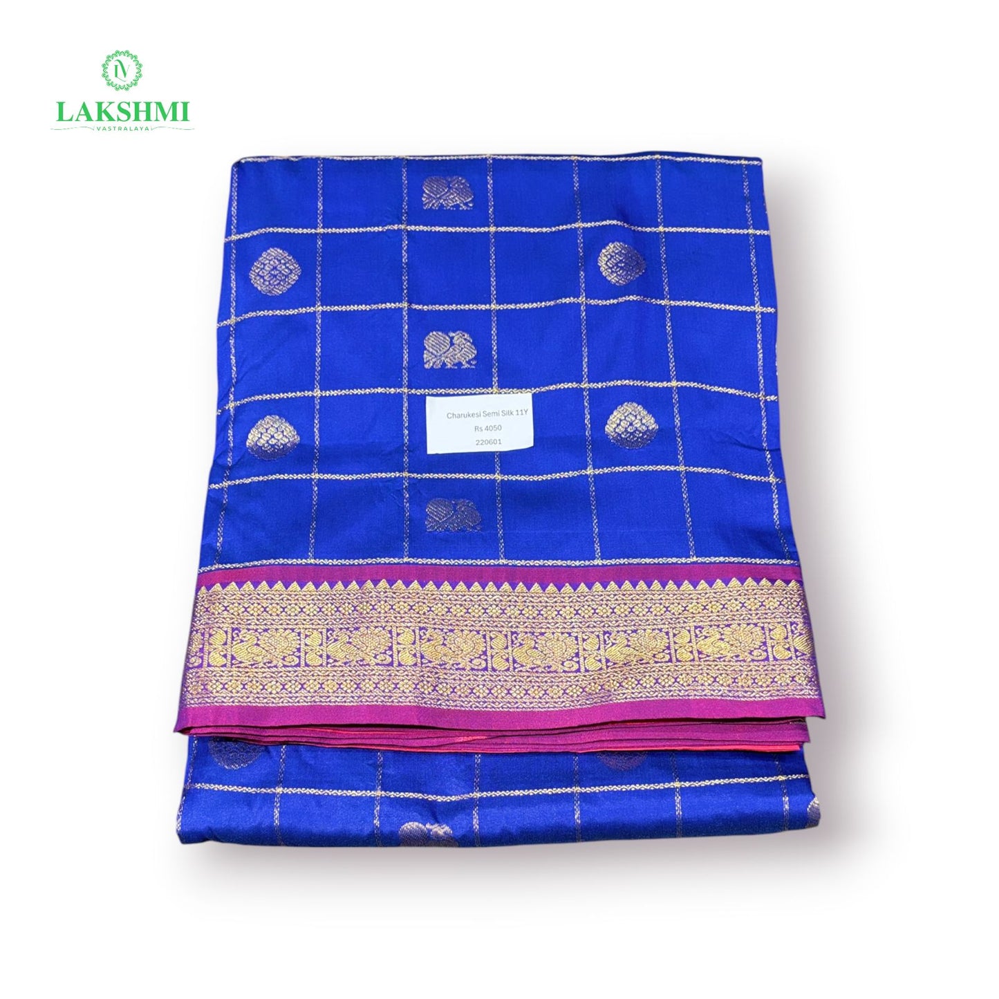 Charukesi Semi Silk 11 Yards - 220601