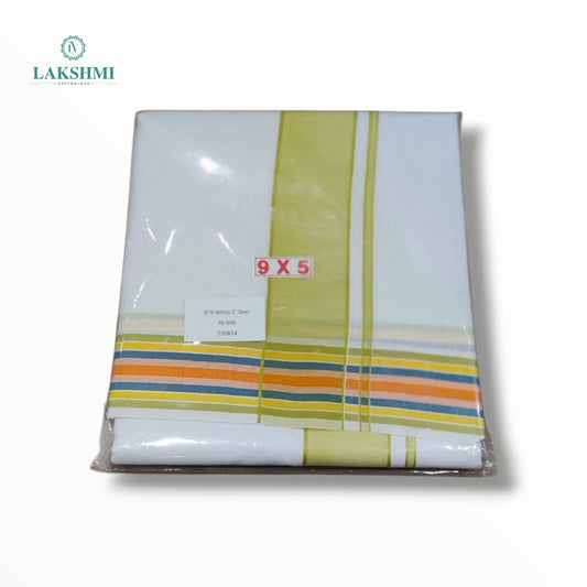 9*5 Cotton Seer White Mix - 230624