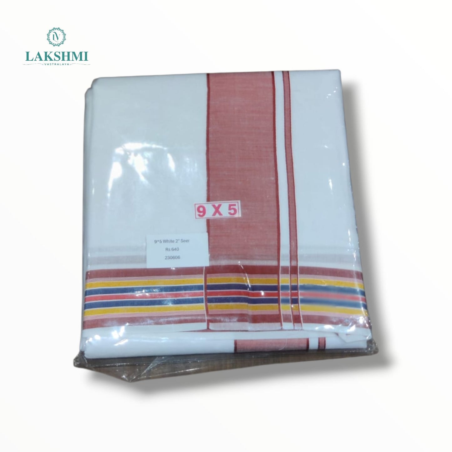 9*5 Cotton Seer White Mix - 230606