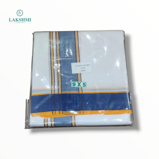 9*5 Cotton Colour White - 240616