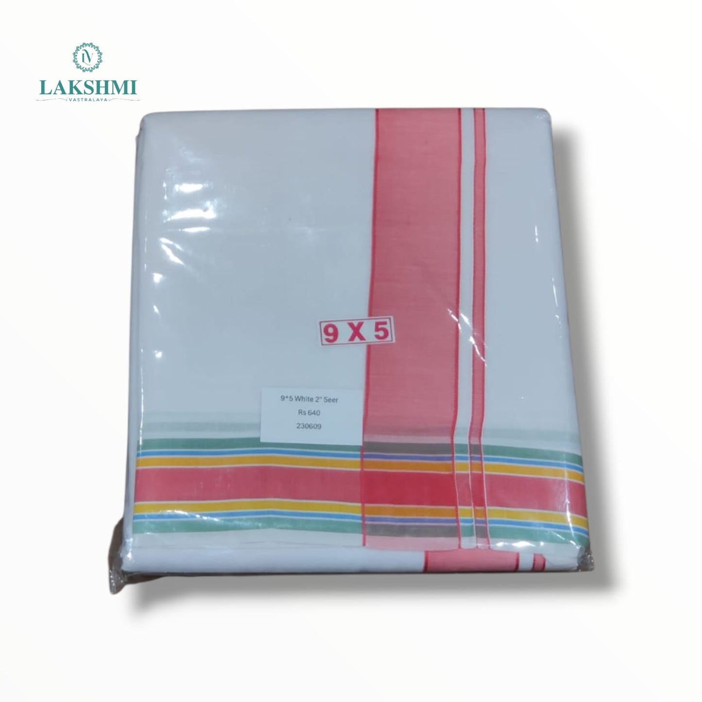 9*5 Cotton Seer White Mix - 230609