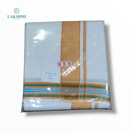 9*5 Cotton Seer White Mix - 230613