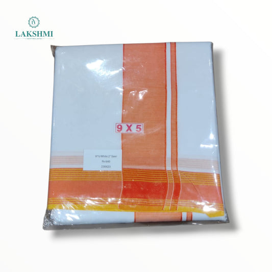 9*5 Cotton Seer White Mix - 230623
