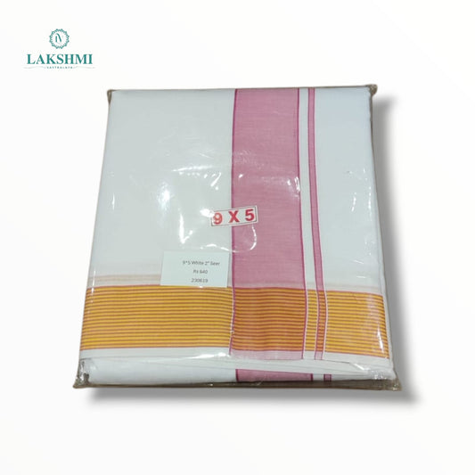 9*5 Cotton Seer White Mix - 230619