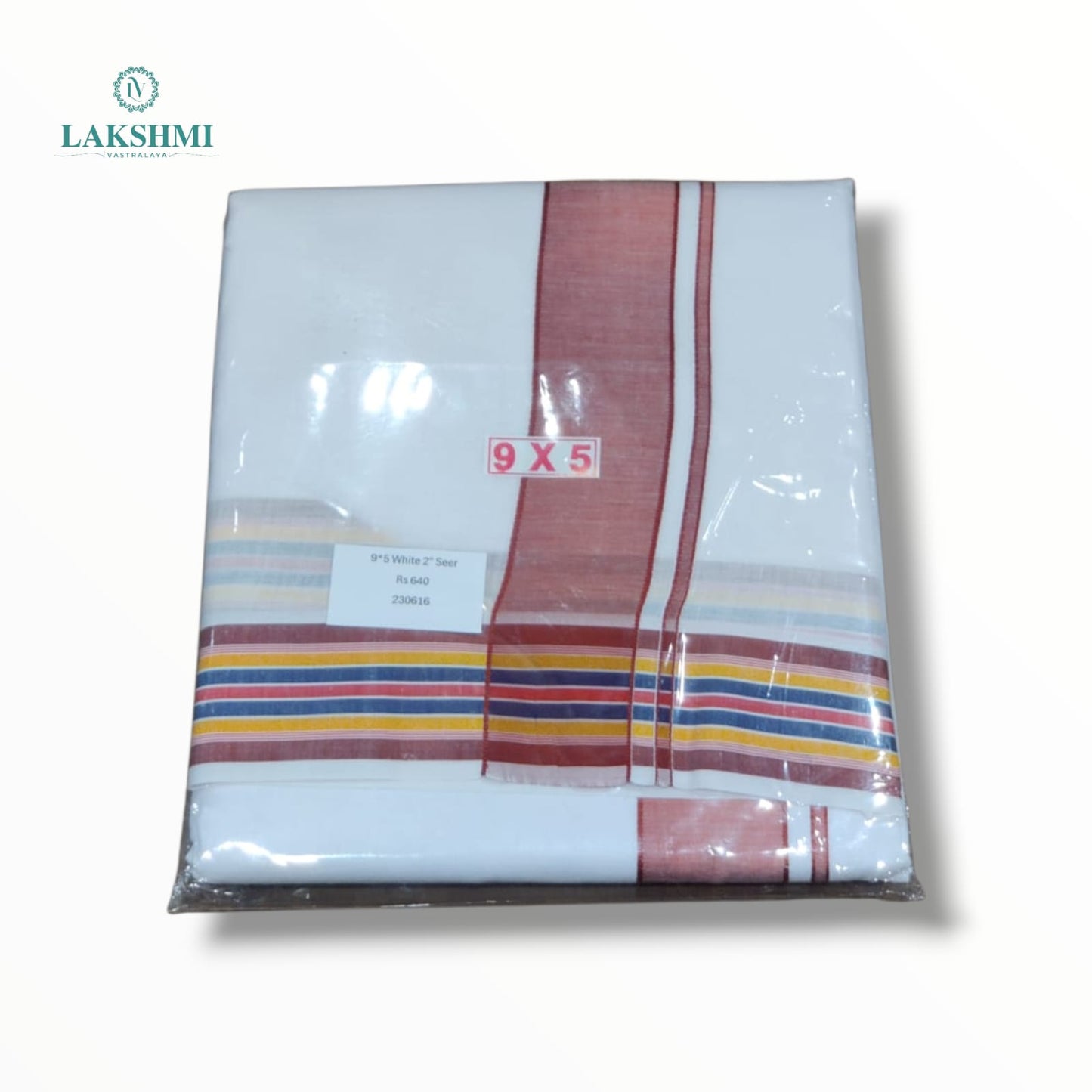 9*5 Cotton Seer White Mix - 230616