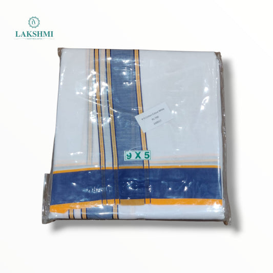 9*5 Cotton Colour White - 240617