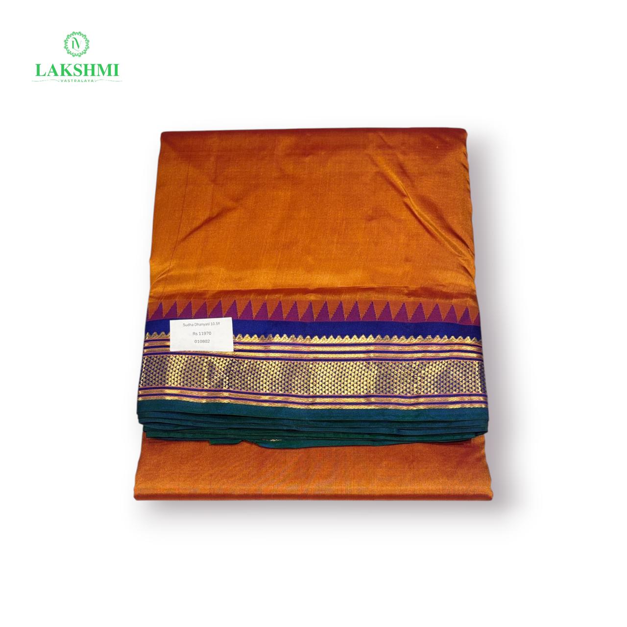 Sudha Dhanyasi 10.5 Yards - 010802