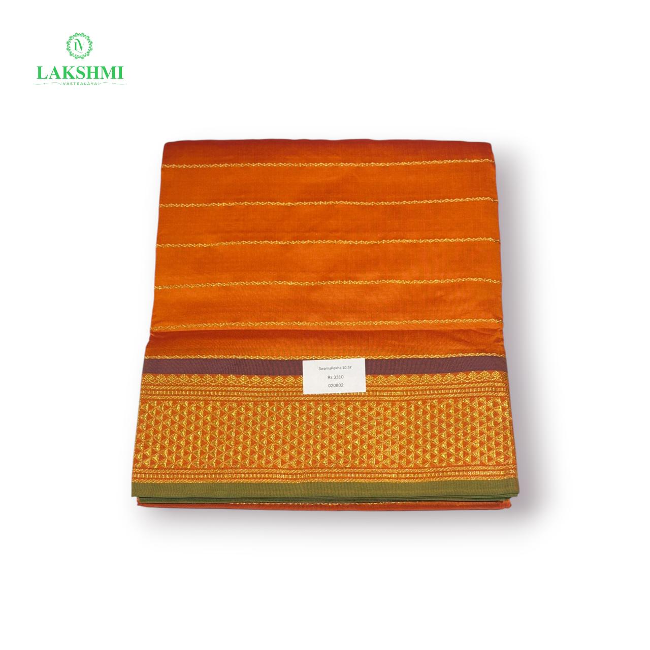 Swarnarekha 10.5 Yards Semi Silk - 020802