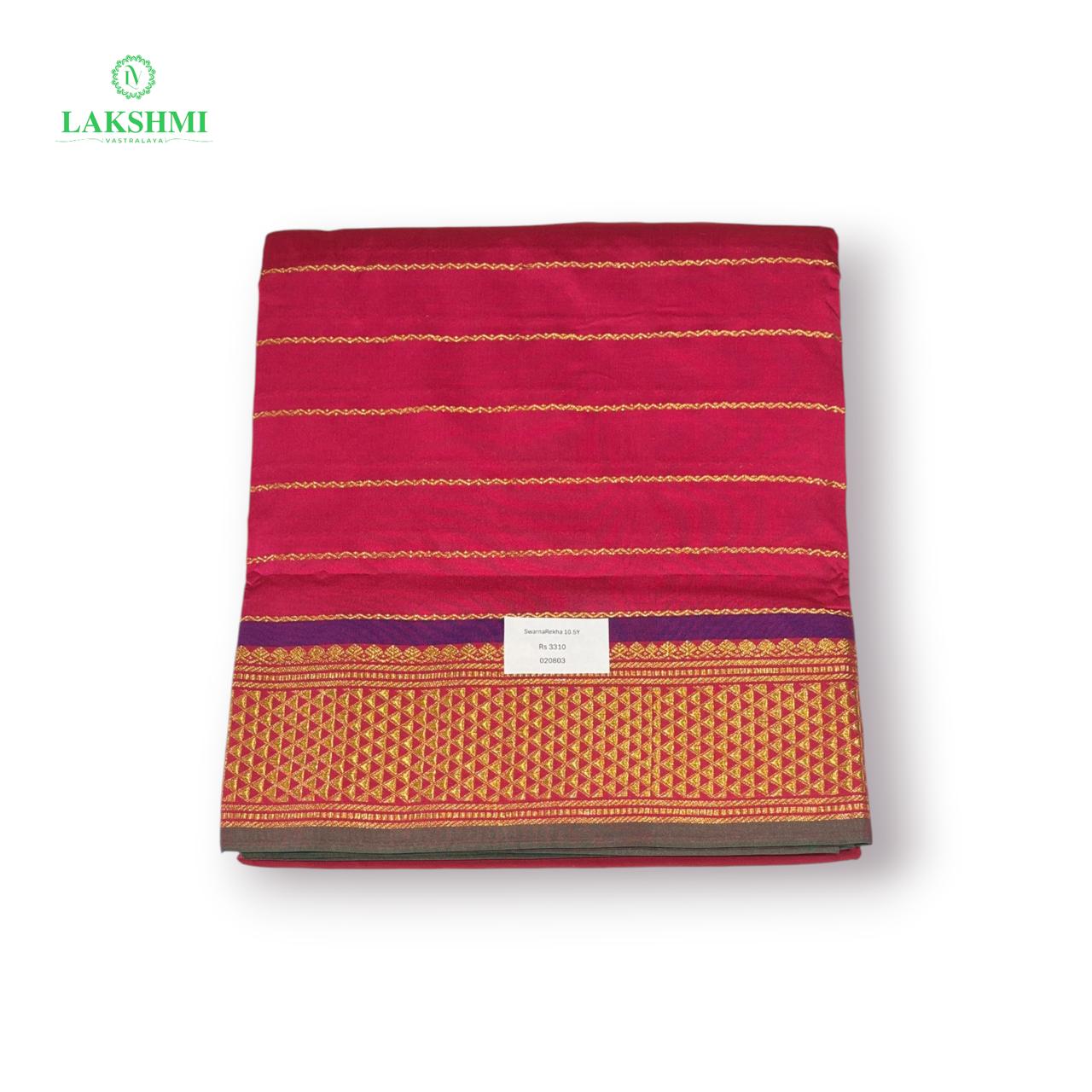Swarnarekha 10.5 Yards Semi Silk - 020803