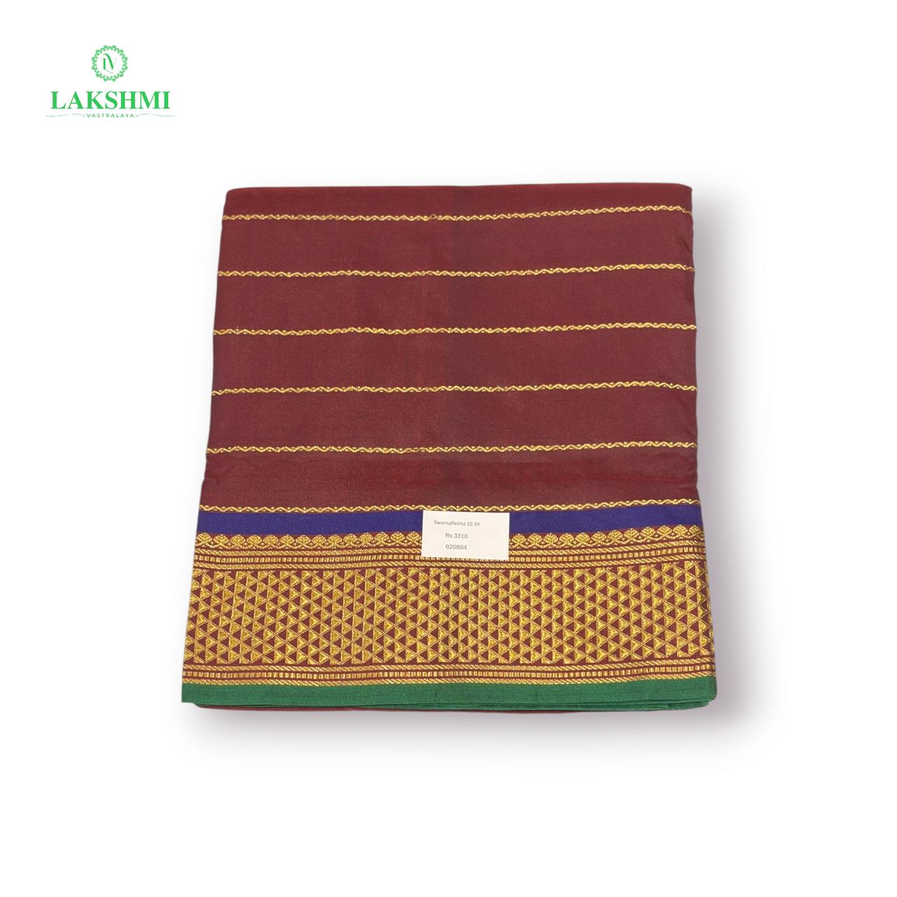 Swarnarekha 10.5 Yards Semi Silk - 020804