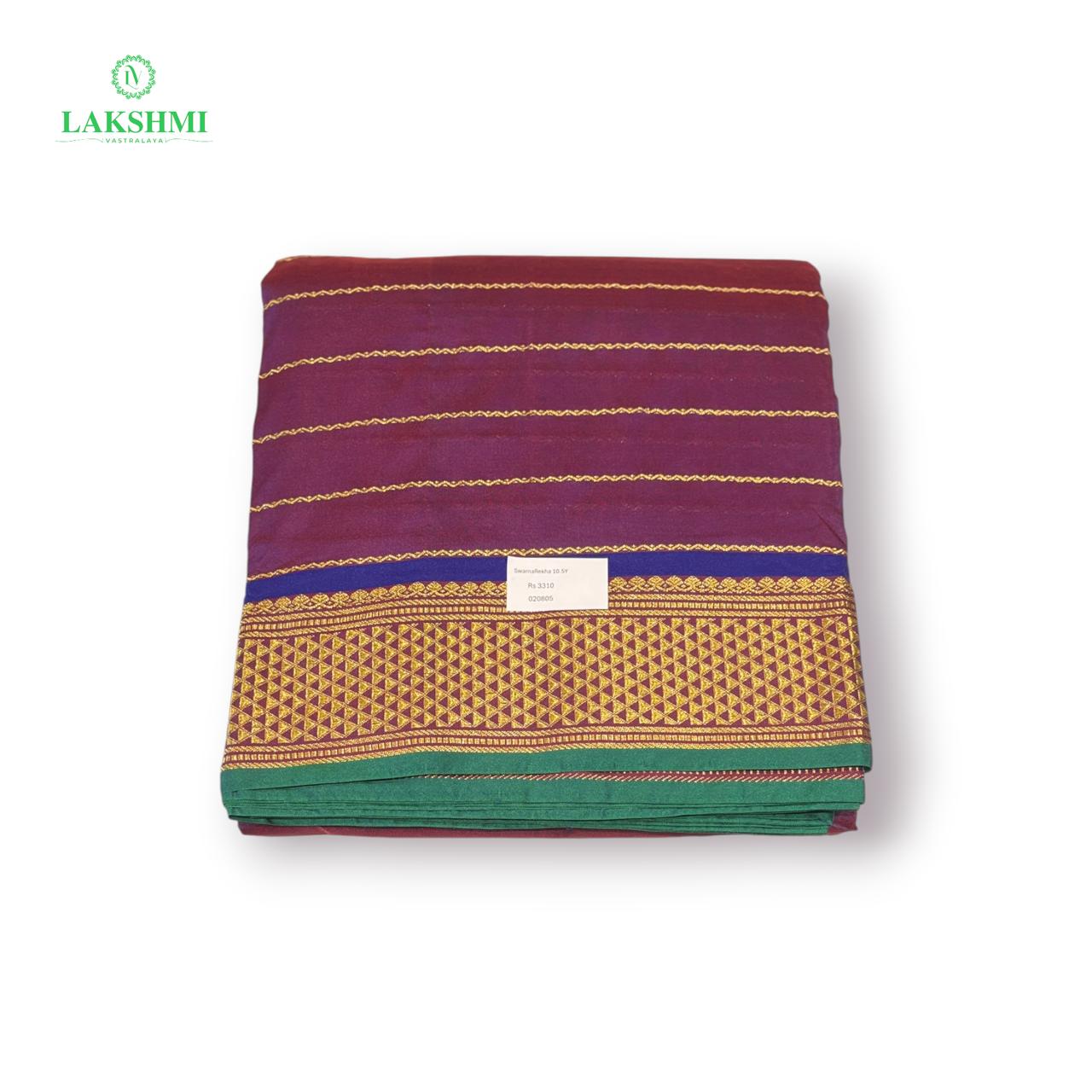 Swarnarekha 10.5 Yards Semi Silk - 020805