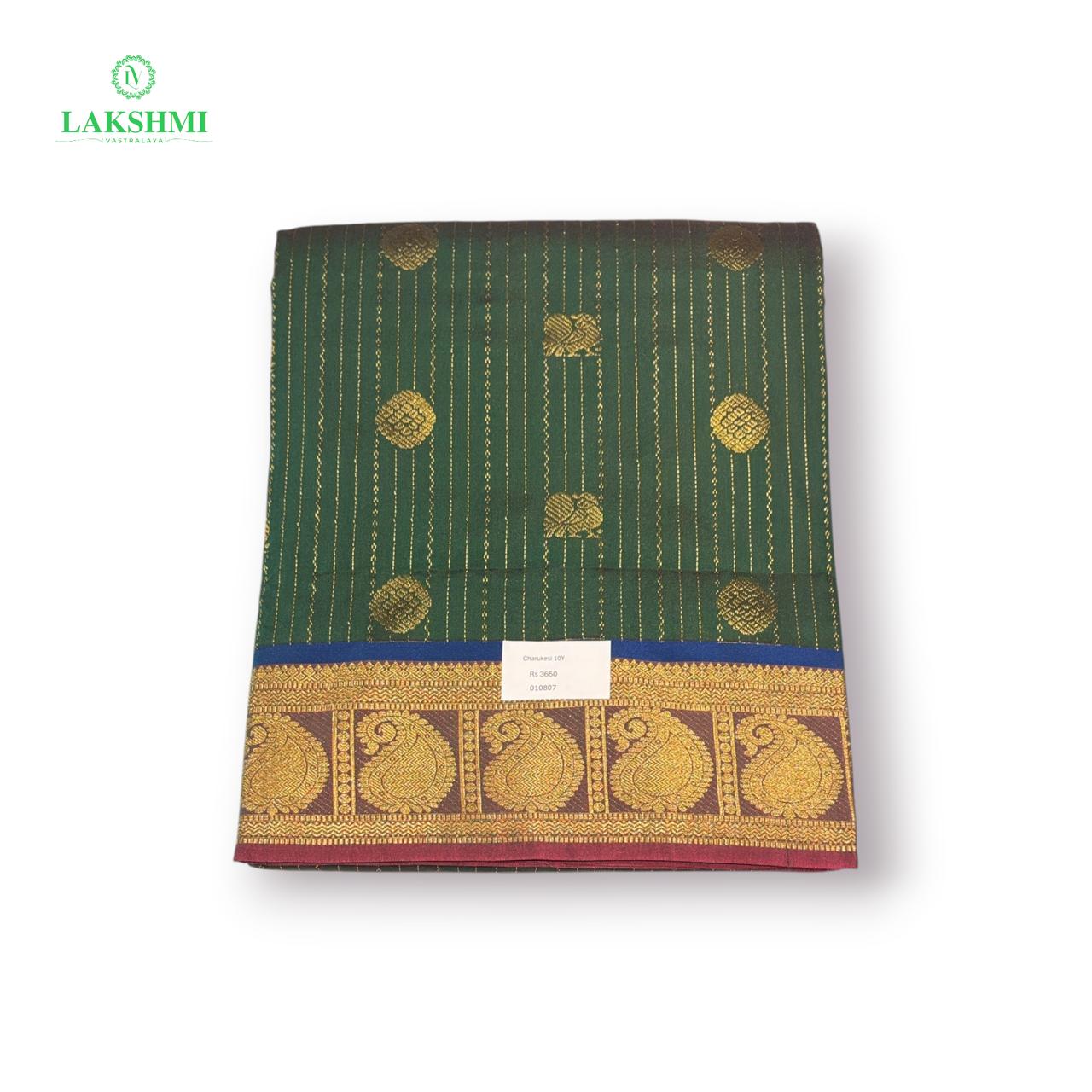 Charukesi Semi Silk 10 Yards - 010807