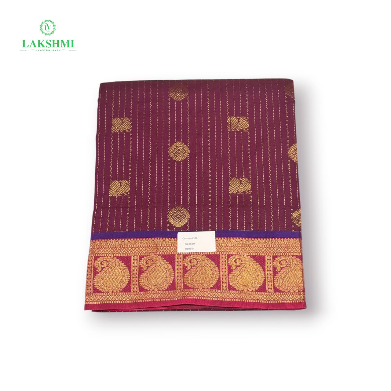 Charukesi Semi Silk 10 Yards - 010804