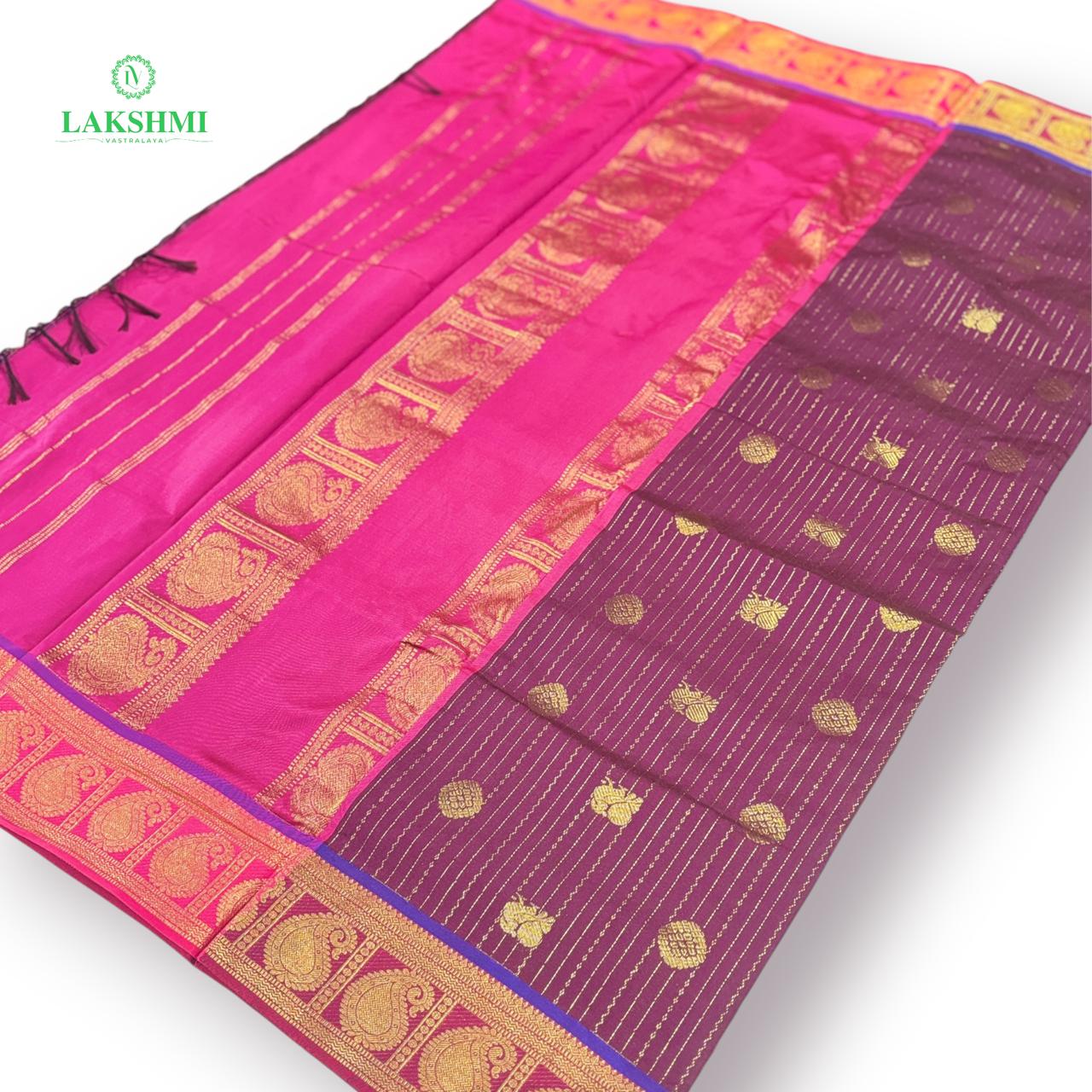 Charukesi Semi Silk 10 Yards - 010804