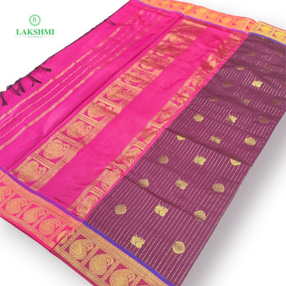 Charukesi Semi Silk 10 Yards - 010804