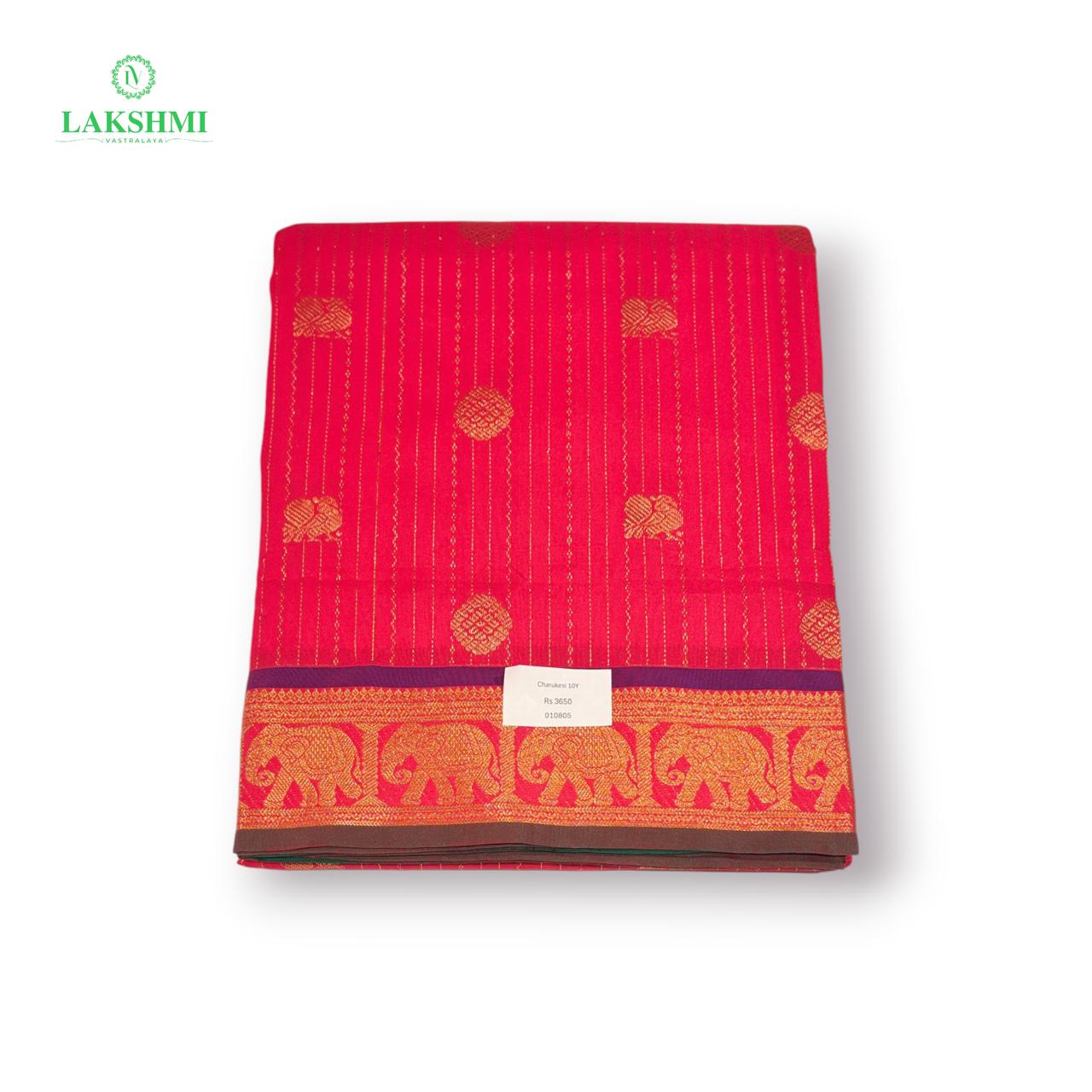 Charukesi Semi Silk 10 Yards - 010805
