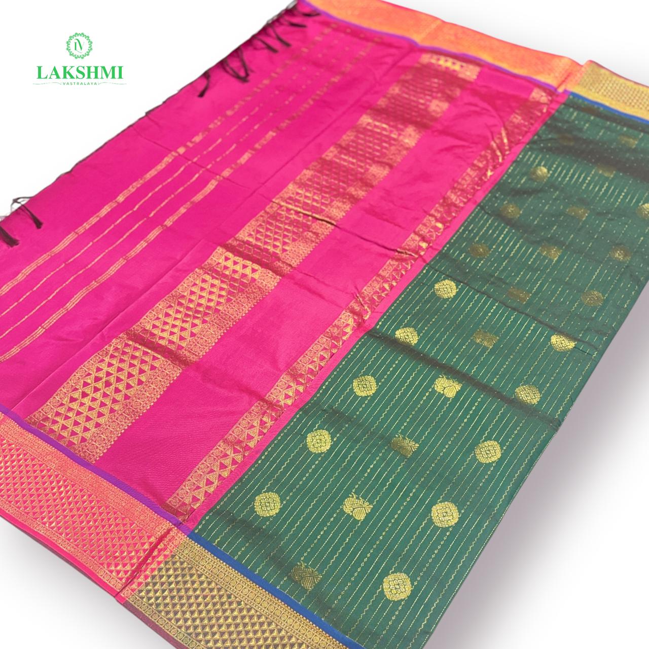 Charukesi Semi Silk 10 Yards - 010806