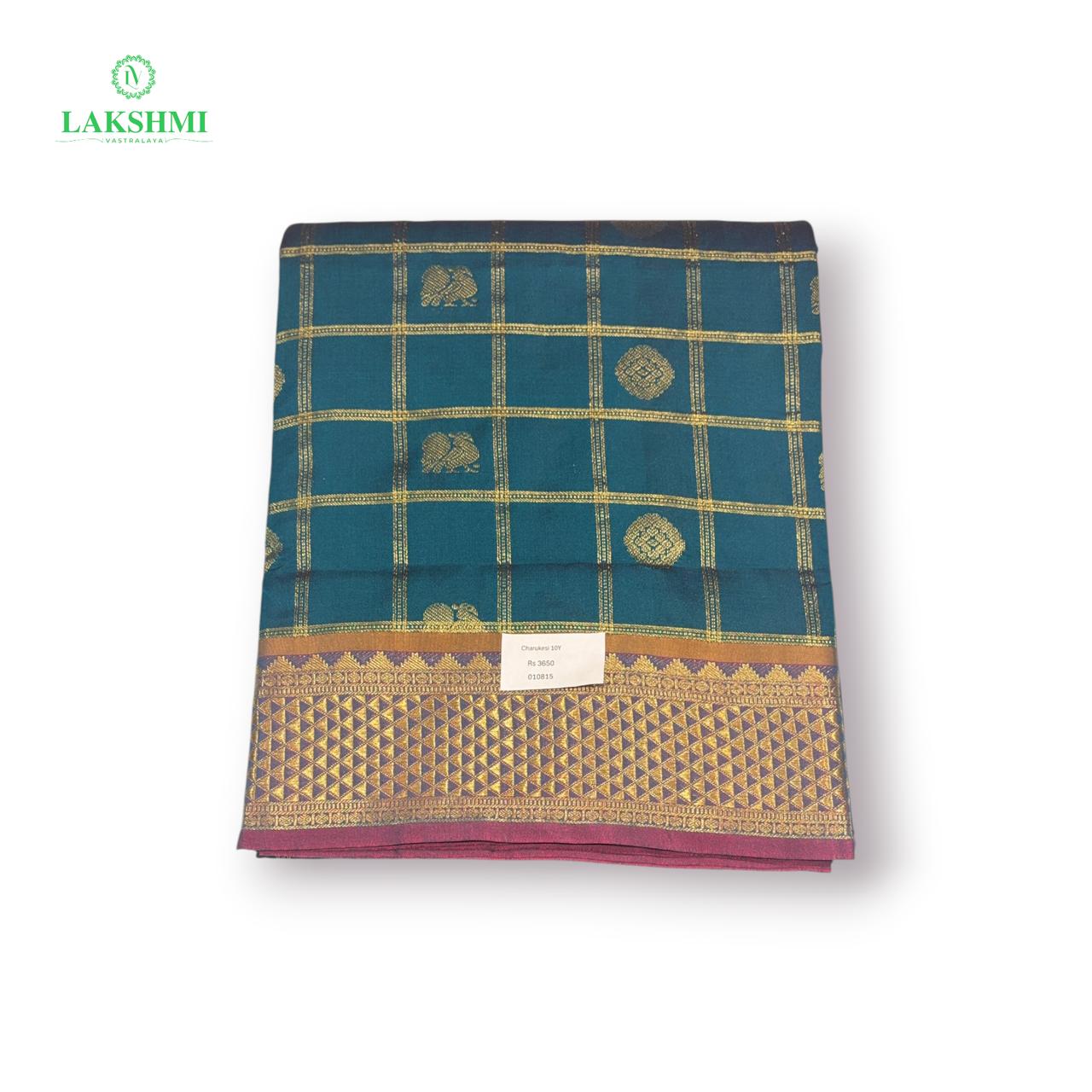 Charukesi Semi Silk 10 Yards - 010815