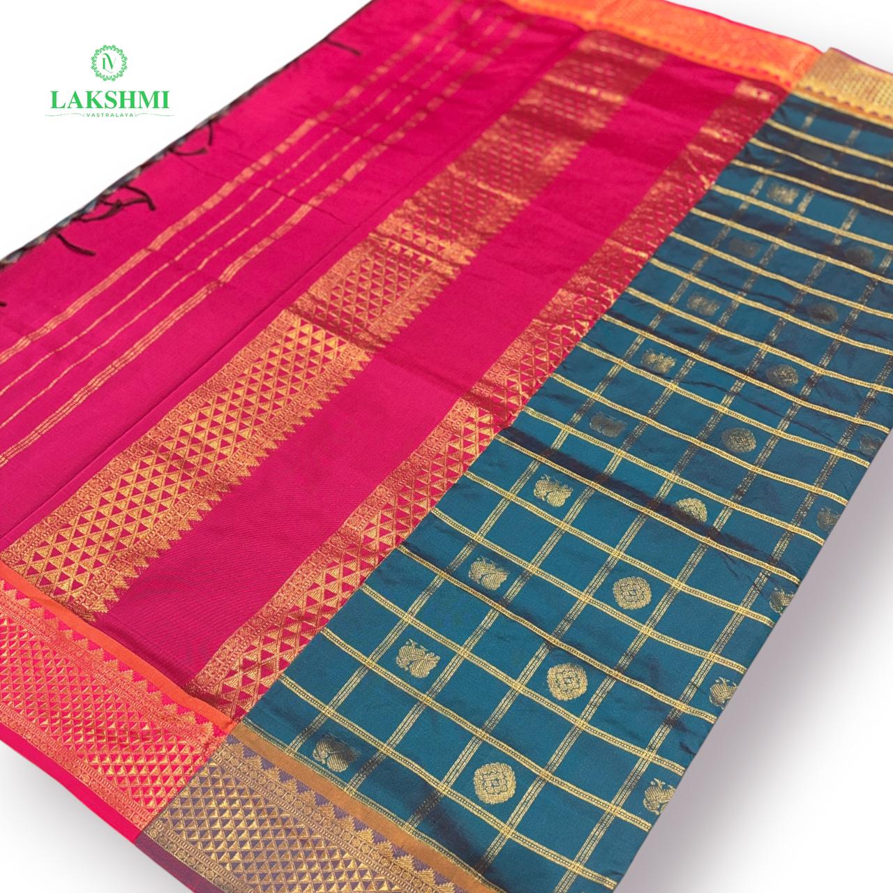Charukesi Semi Silk 10 Yards - 010815