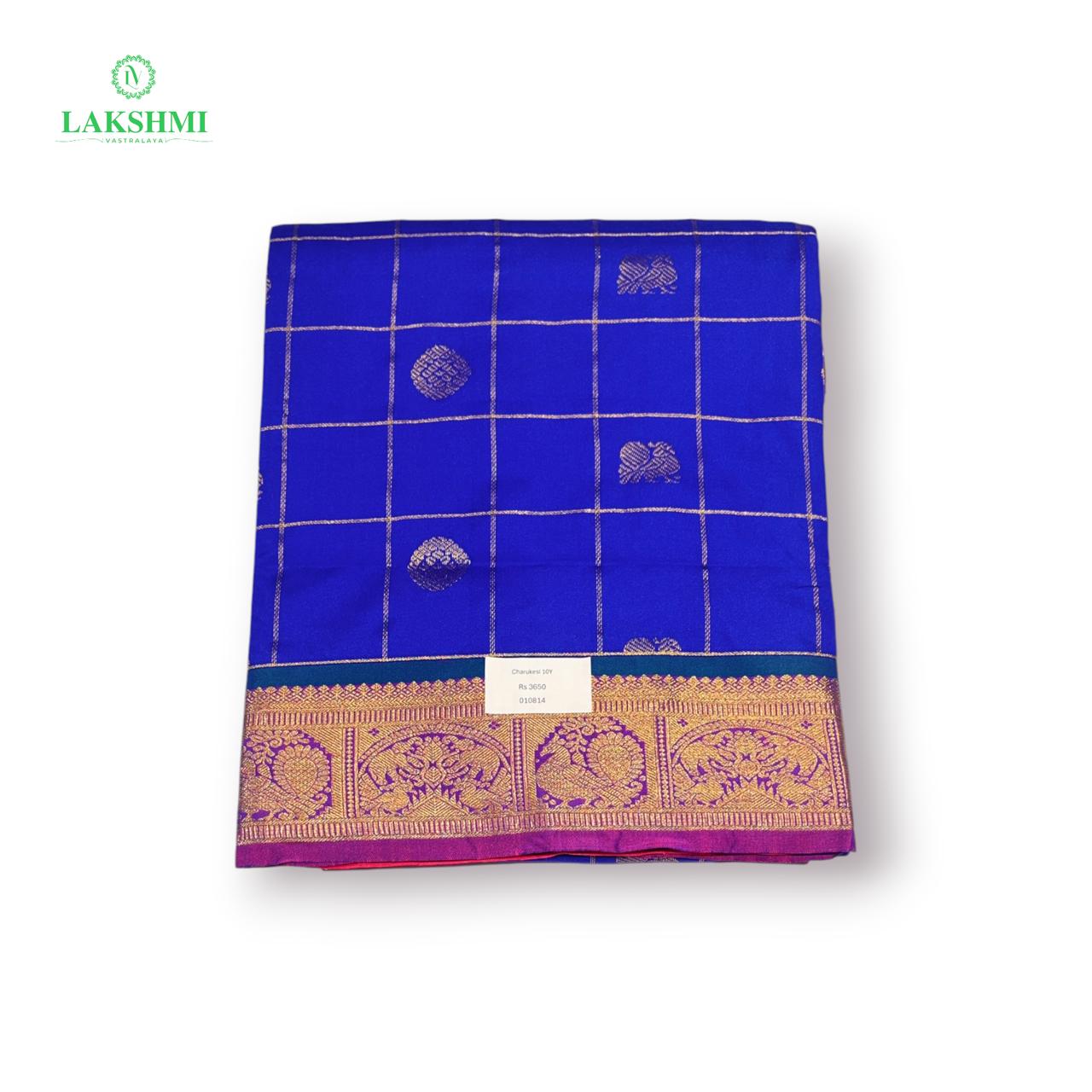 Charukesi Semi Silk 10 Yards - 010814