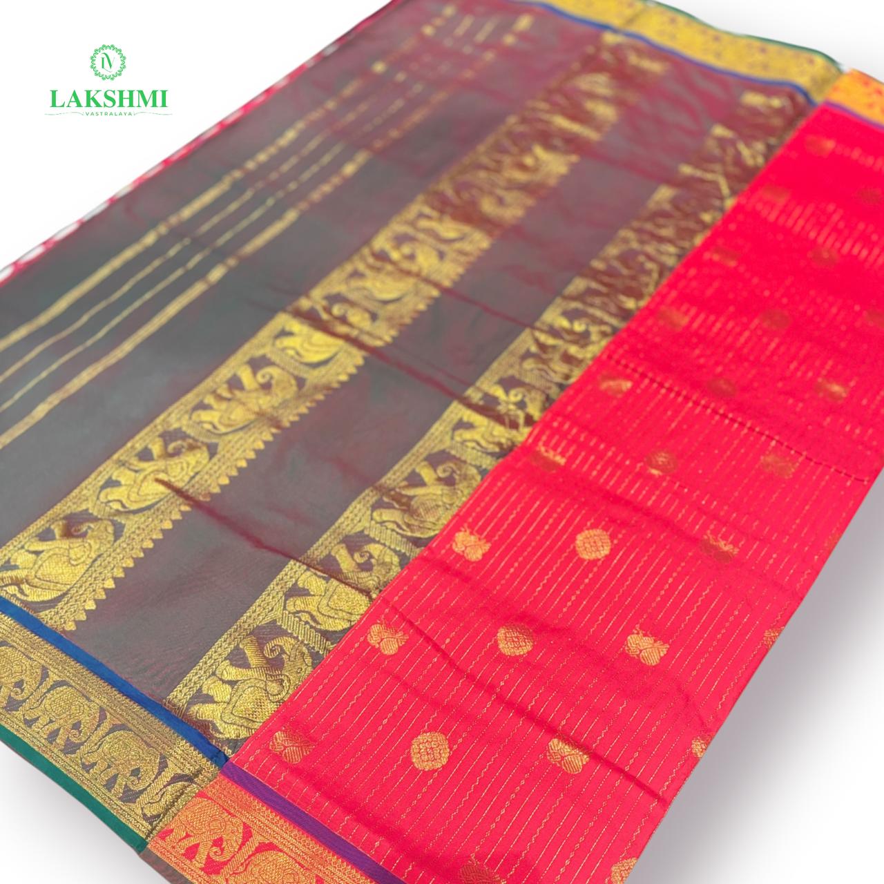 Charukesi Semi Silk 10 Yards - 010805