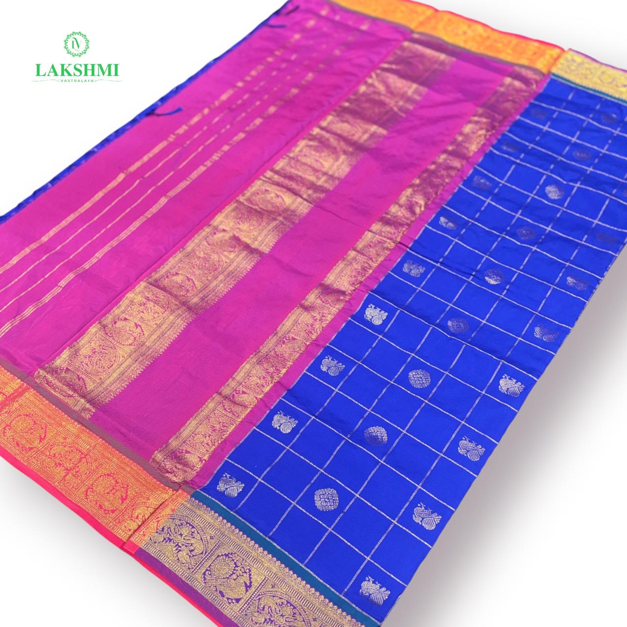 Charukesi Semi Silk 10 Yards - 010814