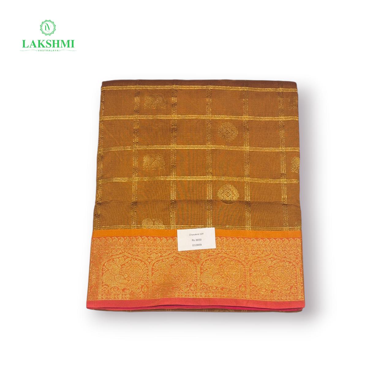 Charukesi Semi Silk 10 Yards - 010809