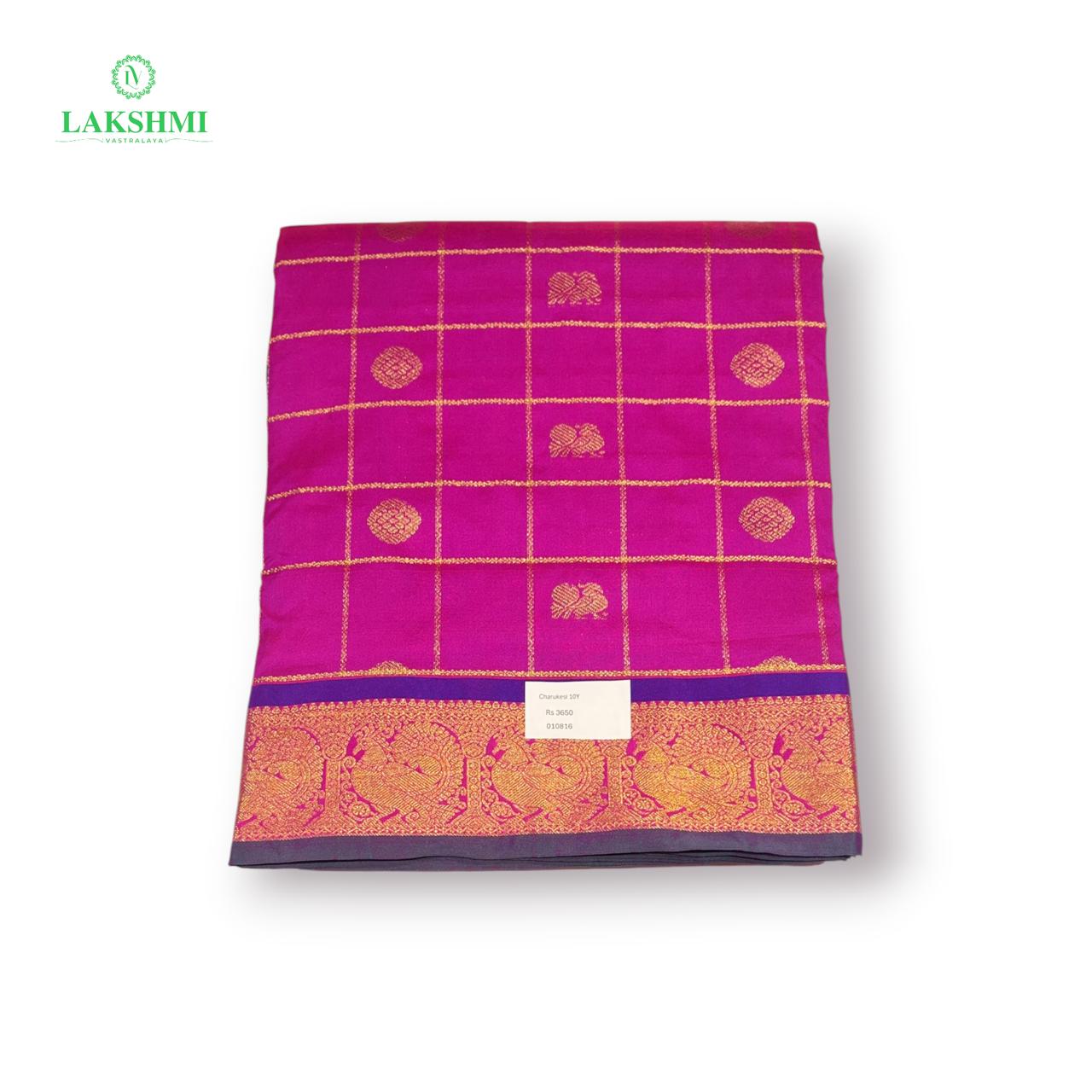 Charukesi Semi Silk 10 Yards - 010816