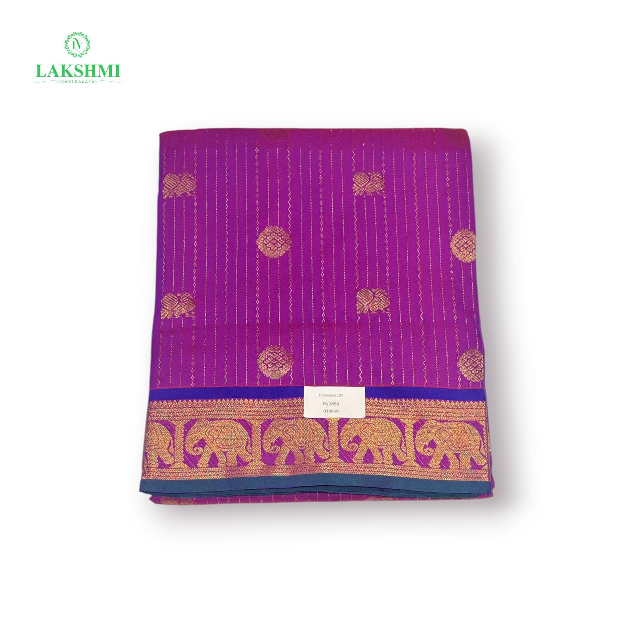 Charukesi Semi Silk 10 Yards - 010810