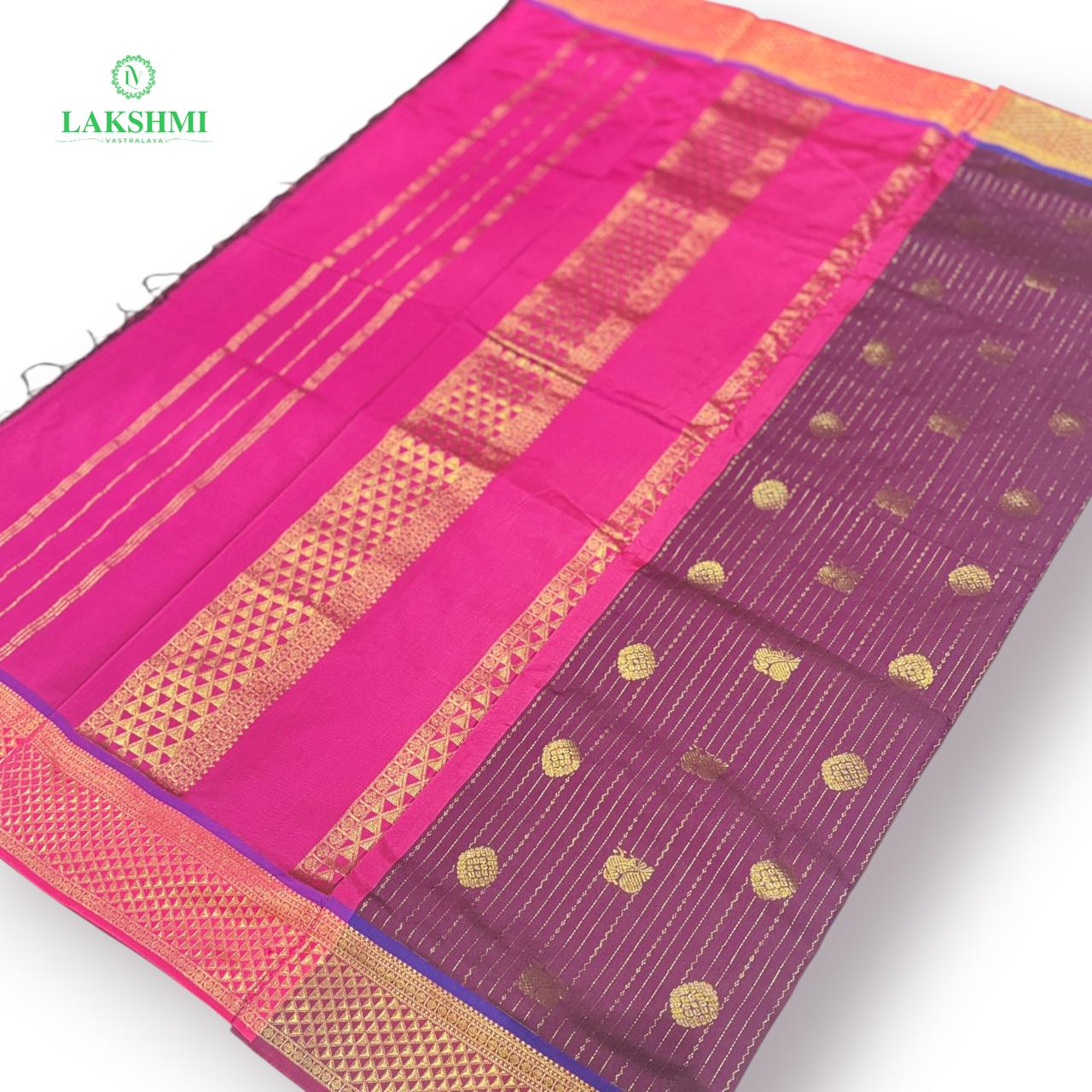 Charukesi Semi Silk 10 Yards - 010803