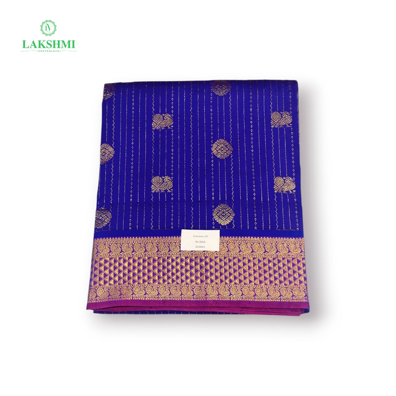 Charukesi Semi Silk 10 Yards - 010801