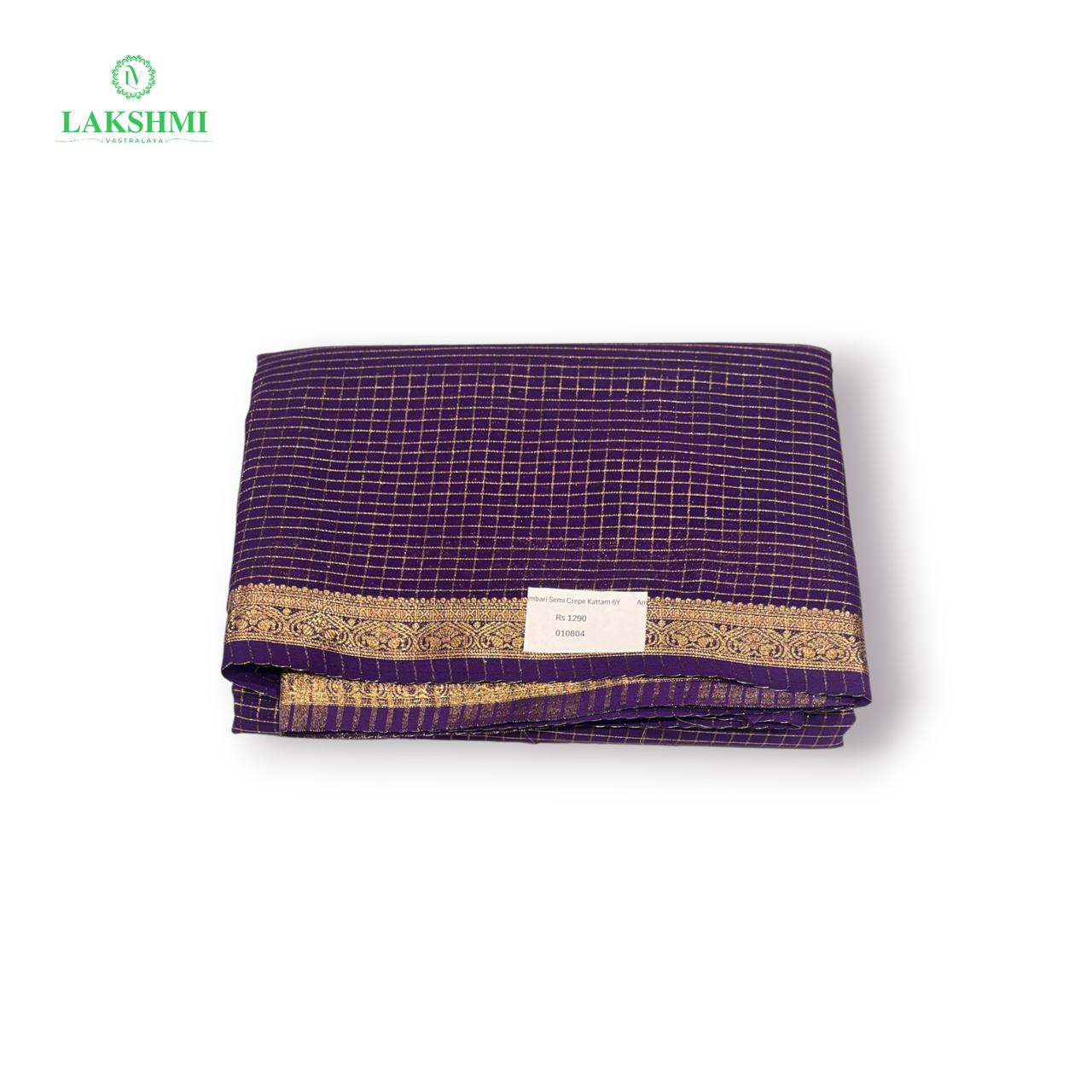 Ambari Semi Crepe Checks - 6Y - 010804