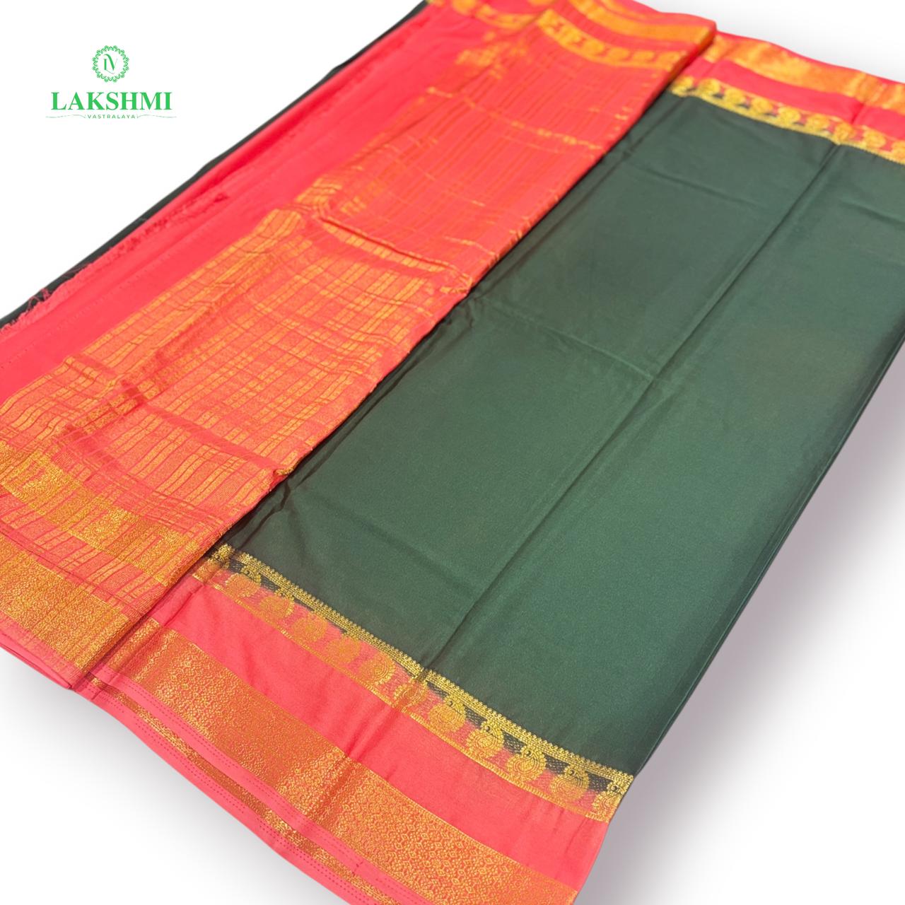 Tanvika Semi Crepe Plain Contrast 6y - 010808