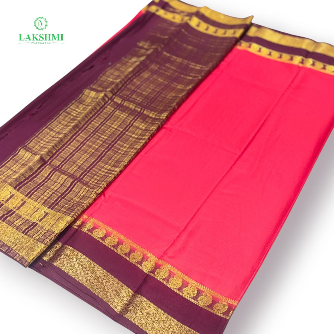 Tanvika Semi Crepe Plain Contrast 6y - 010807