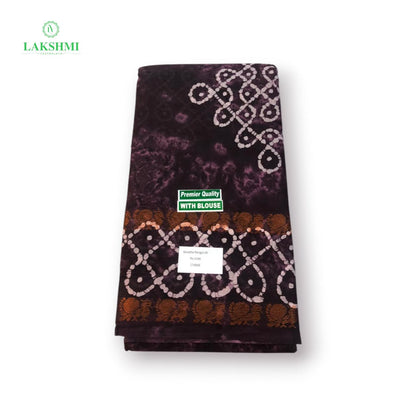 Saradha Sungudi Wax Batik 6.5 Yards - 170808