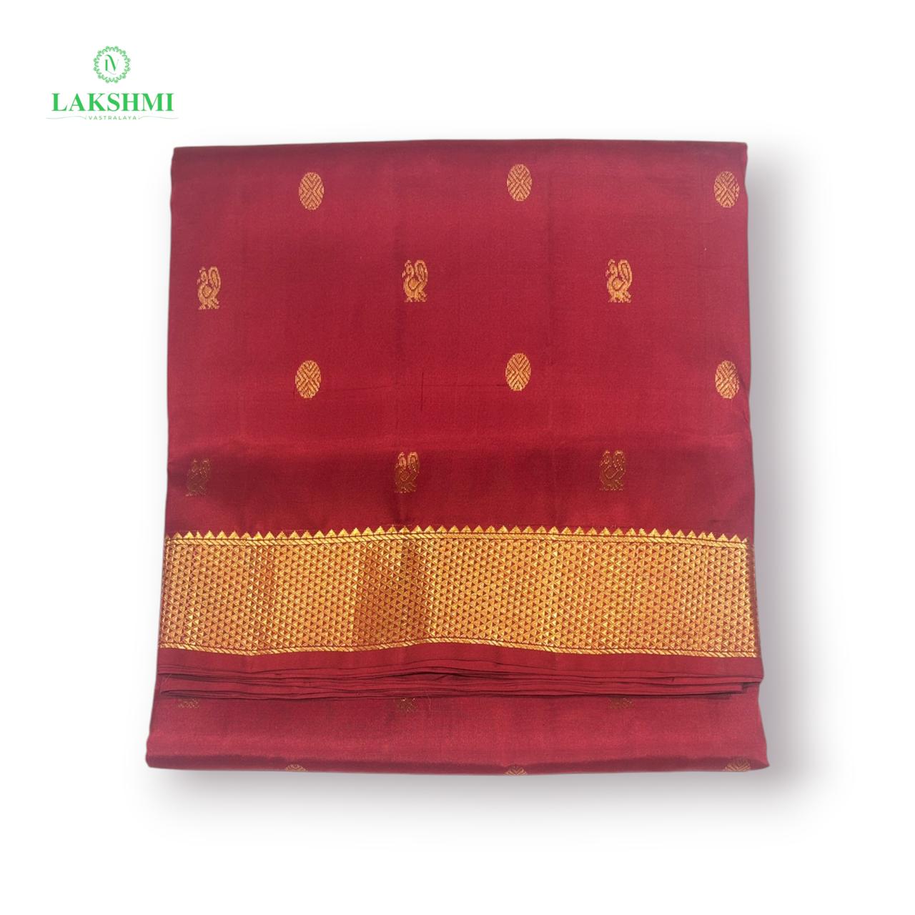 Sarangi Buttah Pure Bridal Kanchipuram ~ 10.5 Yards