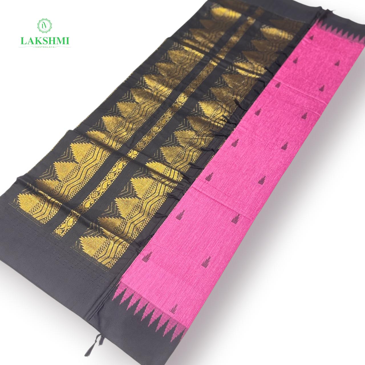 Kalyani Cotton Tower Butta Grand Thalappu – 6 Yards Saree - 260801